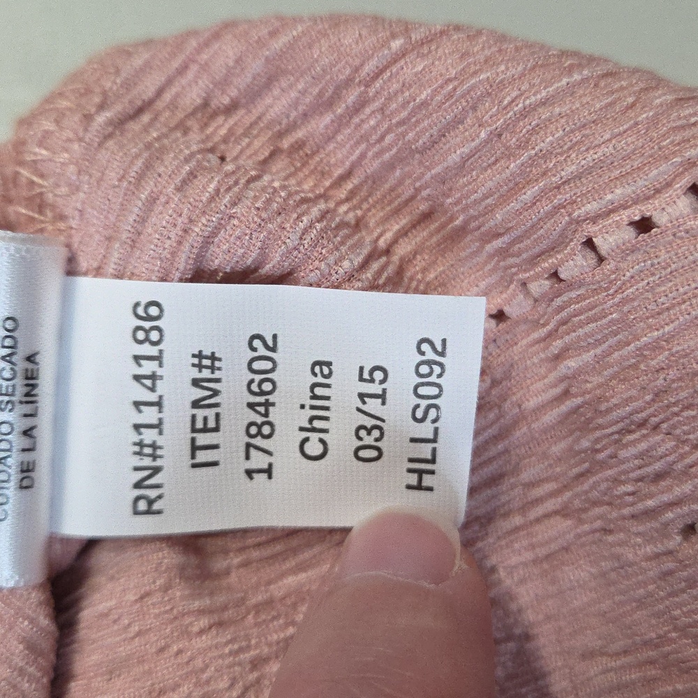 Frye Long Sleeve Mauve Blouse - Picture 6 of 8